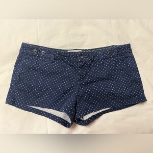 American Eagle Outfitters Navy Polka Dot Shorts